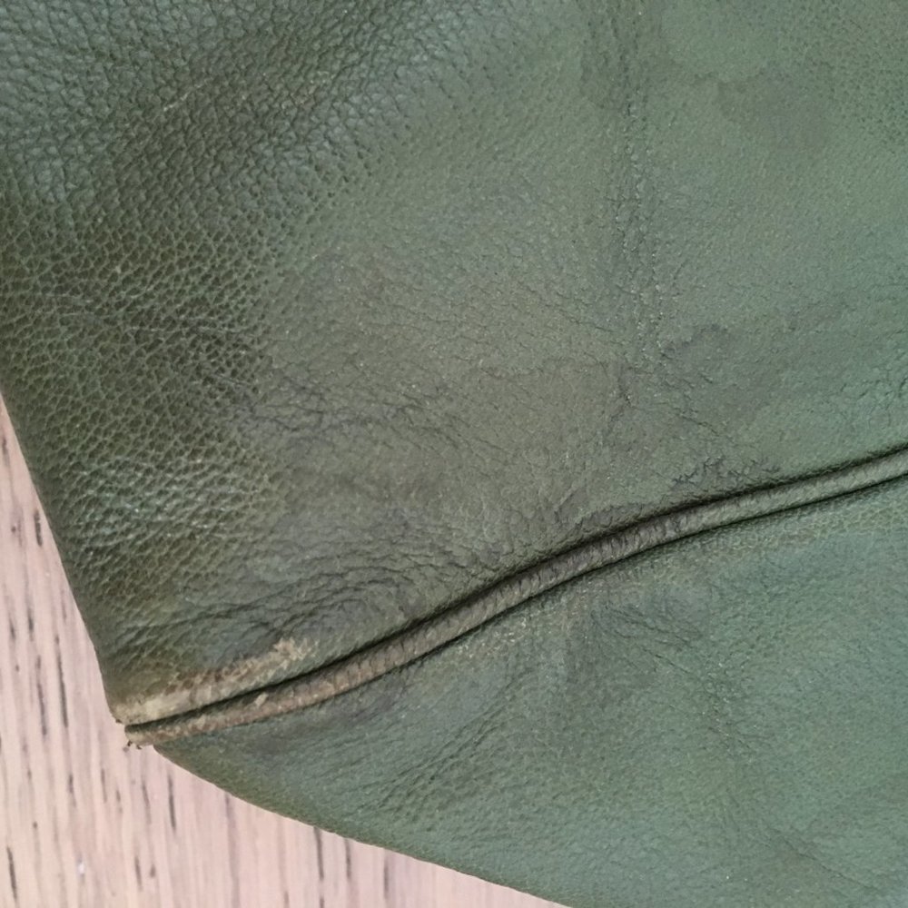 Gucci Green Studded Blondie Satchel Green GG Logo - Picture 5 of 10